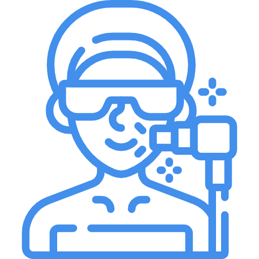 ليزر ازالة الشعر - وجه كامل بدون الرقبة (نساء)